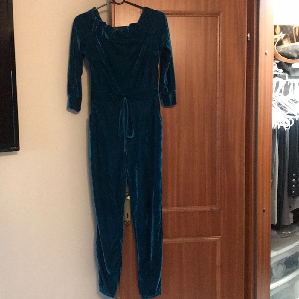 Velvet jumpsuit